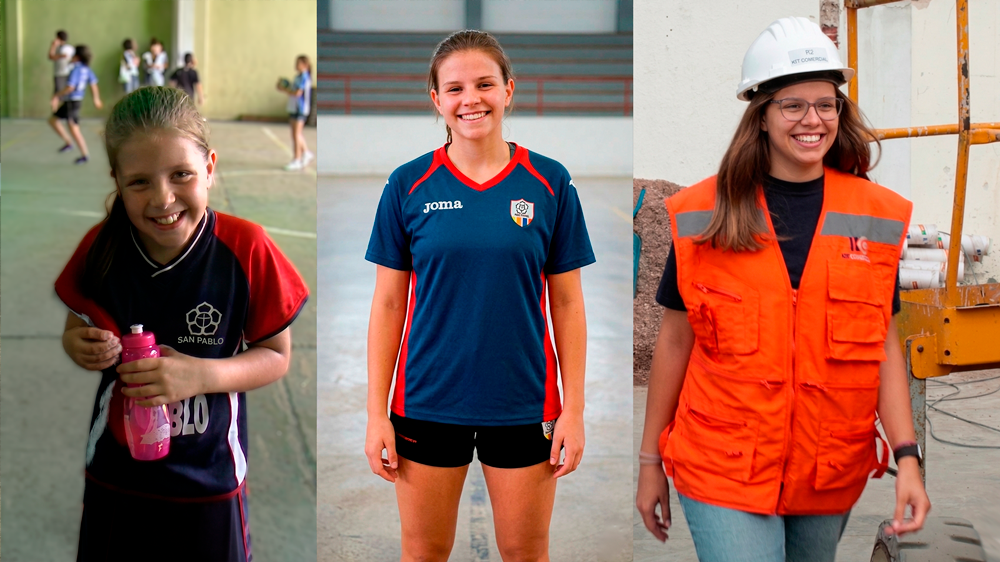 De las aulas a la obra: Exalumna de la Generación 2020 lidera la histórica remodelación de nuestro gimnasio